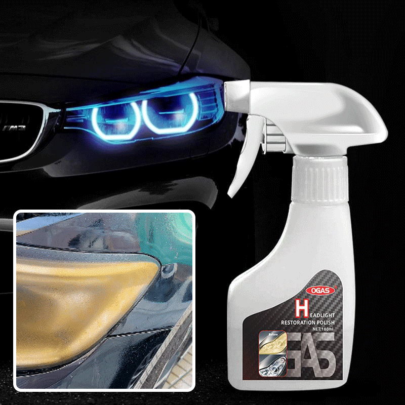 Експрес-спрей для миттєвого відновлення кришталевої ясності фар.